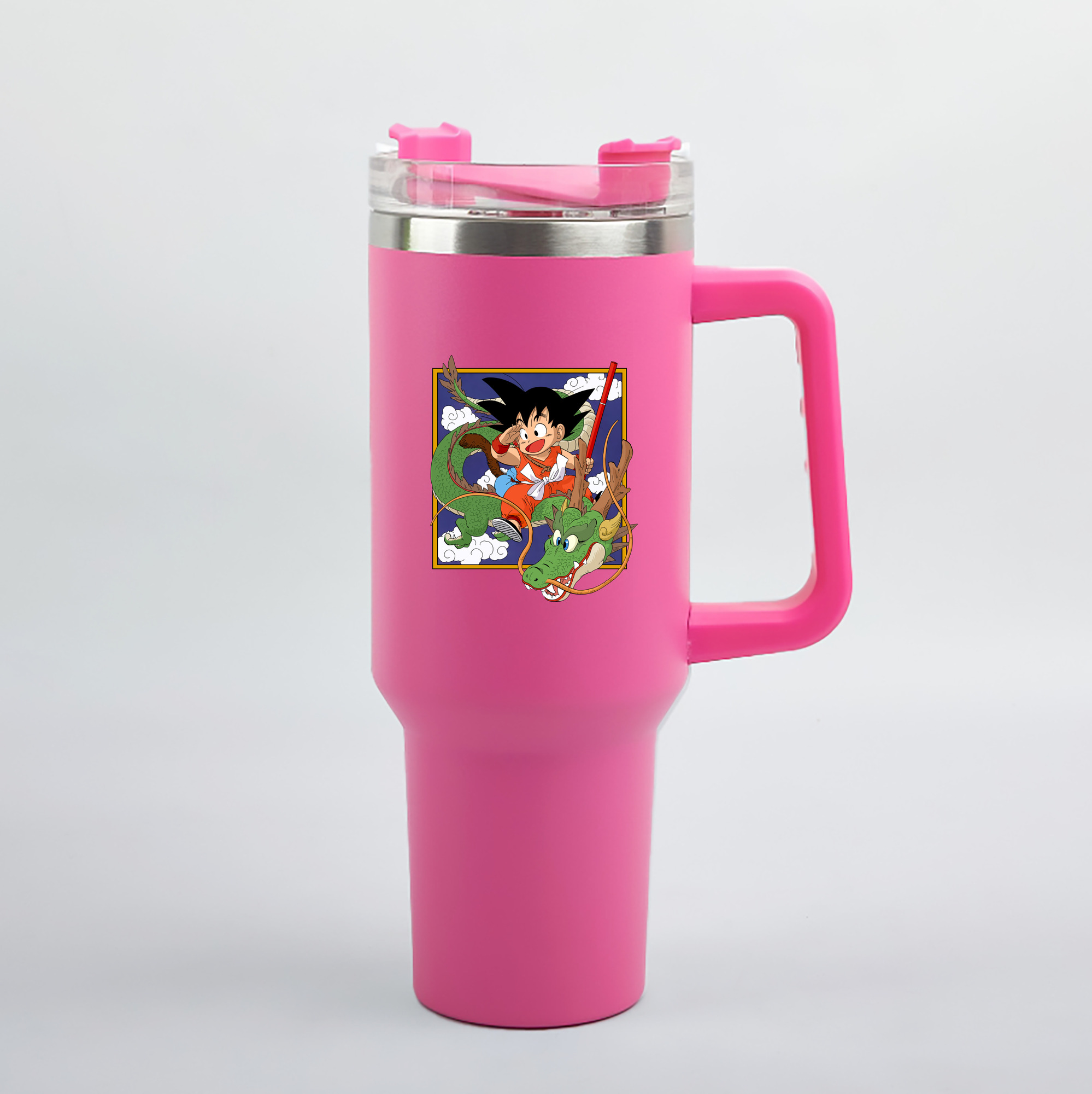 （画像用） ドラゴンボール 孫悟空（そん ごくう）Son Goku カカロット DRAGON BALL Kakarotto 1200mL車用タンブラー（カラープリント）